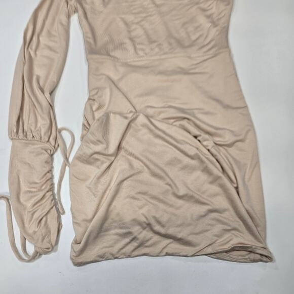 Michael Costello x REVOLVE Jada Mini Dress in Beige XS - Picture 10 of 13